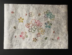 551あかり和紙桜カラー35×46　1300円