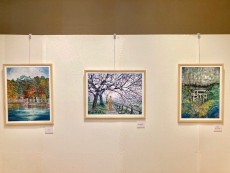 ロビー展「因州和紙に描く鳥取の風景」 ※この展示は終了しました。