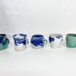 法勝寺焼松花窯929マグカップ