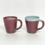 上神焼233マグカップ（辰砂）W80×H90