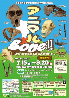 【終了しました】アニマルＢｏｎｅ！！ －約2,000年前の青谷の動物たち－