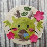 ワークショップ「干支（巳）の貼り絵づくり」