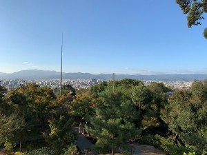 高台寺の展望所から